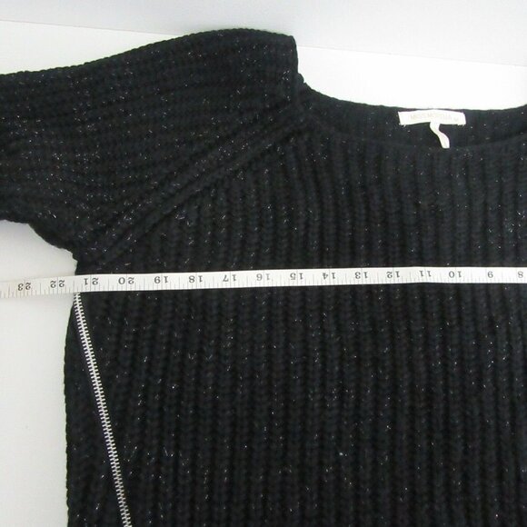 Miss Morena Black Side Zippers Sweater - Picture 8 of 8